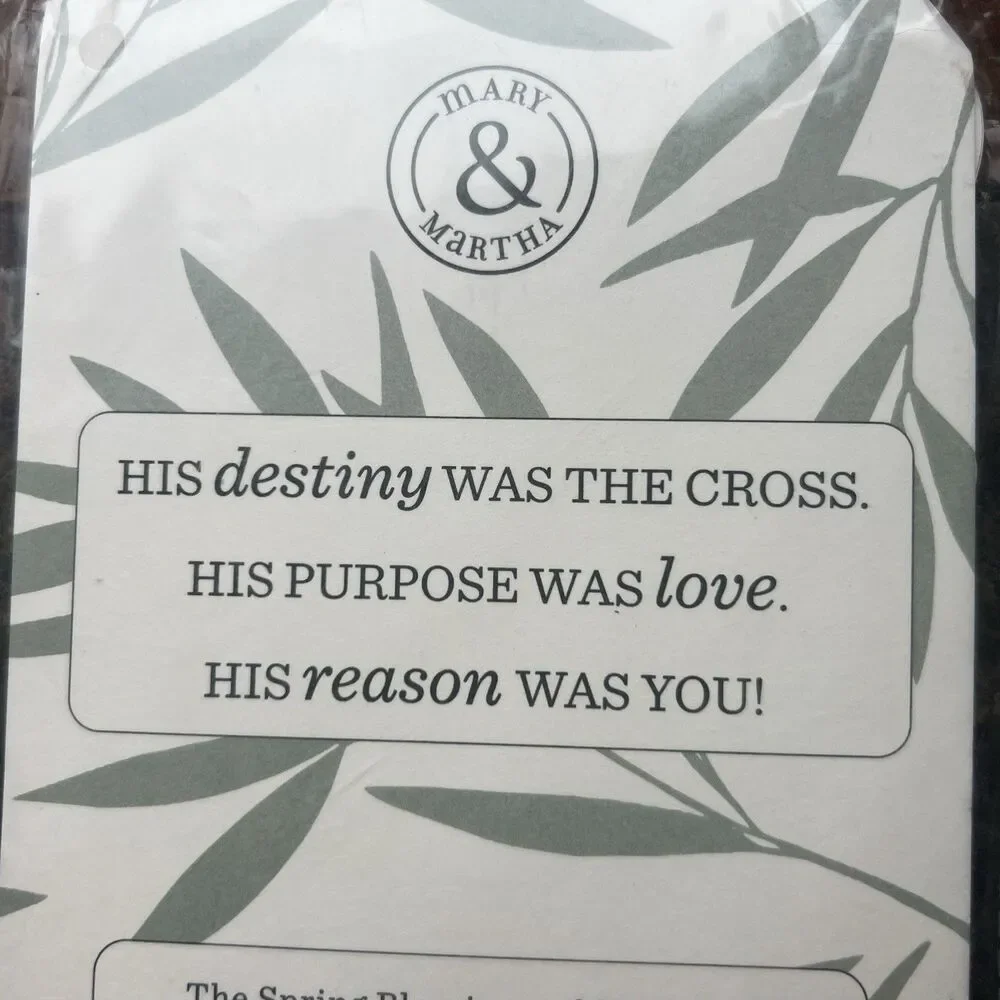 Mary & Martha “He Is Risen” Table Cards 20 Cards 2 Designs Christian Religious